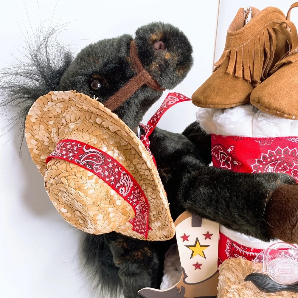 Wild West Diaper Cake, Western Cowboy Diaper Cake